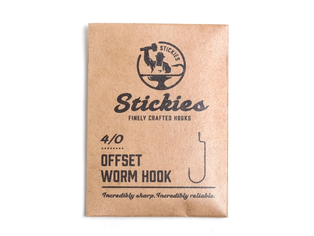 Stickies Offset Worm Hook 5 Stickies Offset Worm Hook - Image 3