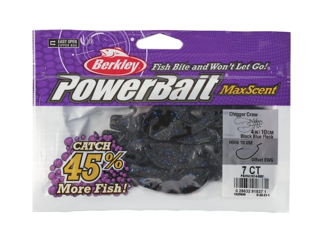 Berkley Powerbait MaxScent Chigger Craw 5 Berkley Powerbait MaxScent Chigger Craw - Image 3