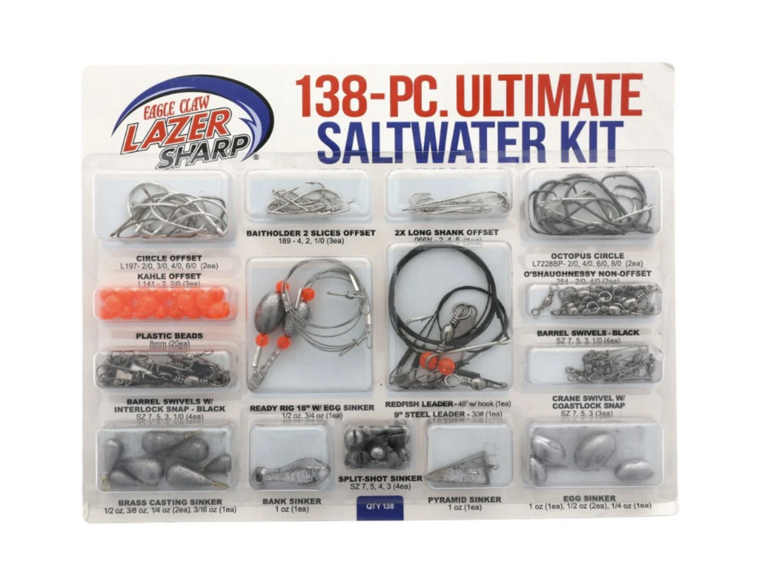 Eagle Claw Lazer Sharp Ultimate Saltwater Terminal Kit 3 Eagle Claw Lazer Sharp Ultimate Saltwater Terminal Kit